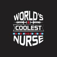 Nurses quotes t shirt design vector graphic
