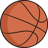 imagen de un pelota usado en el juego de baloncesto vector