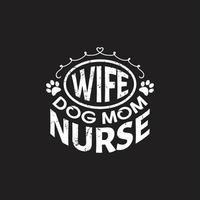 Nurses quotes t shirt design vector graphic