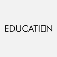 education typography logo 2 vector