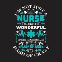 International Nurse day quotes desgin vector. vector