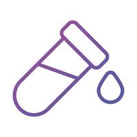 Test tube trendy editable vector icon,blood test