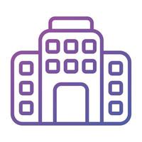 Hospital building vector design in modern style, easy to use icon