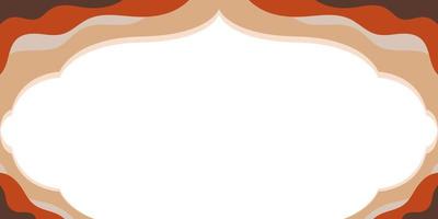 Simple Abstract Islamic Banner Background Template vector