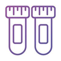 A laboratory equipment for trendy style vector test tube icon