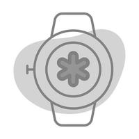 An icon of smart watch, trendy style vector