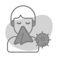 An icon of global mask vector design in world protection