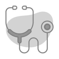 Medical instrument stethoscope vector icon, editable vector