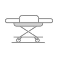 A trendy vector of patient stretcher, icon