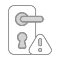 An amazing icon of door handle in trendy style, premium vector