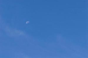 blue sky and white clouds photo