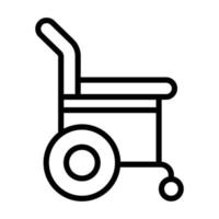 Icon of wheelchair in modern and trendy style, premium vector