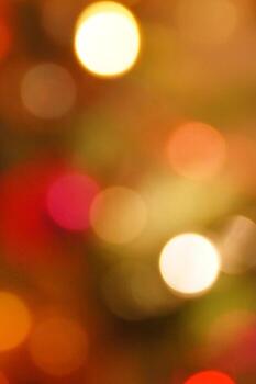 Abstract background with blurred colored lights photo