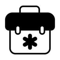 A beautiful vector of medical bag, first aid kit for medical emergency