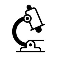 Beautiful design of microscope, a lab equipment, modern style vector