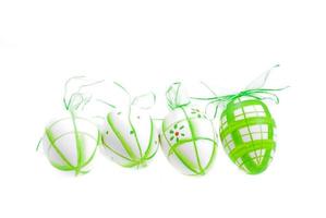 easter eggs green photo