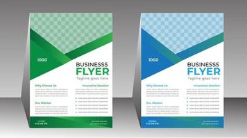 Modern Business Flyer Design template for marketing vector