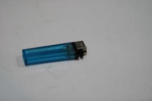 Blue gas lighter photo