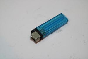 Blue gas lighter photo