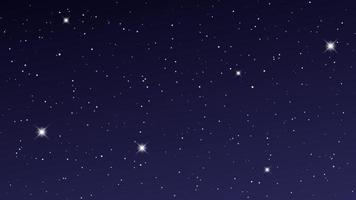 cielo nocturno con muchas estrellas. fondo de naturaleza abstracta con polvo de estrellas en el universo profundo. ilustración vectorial vector