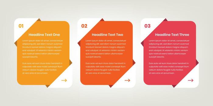 mínimo infografía datos presentación modelo con largo texto vector