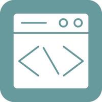 Website Coding Icon Vetor Style vector