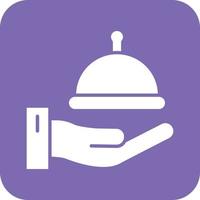 Room service Icon Vetor Style vector