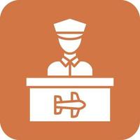 Security Control Vector Icon Design