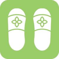 Slippers Icon Vetor Style vector