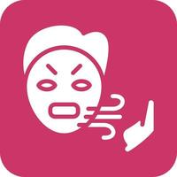 Bad Breath Icon Vetor Style vector