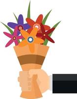 Vector Image Of A Bouquet Of Flowers