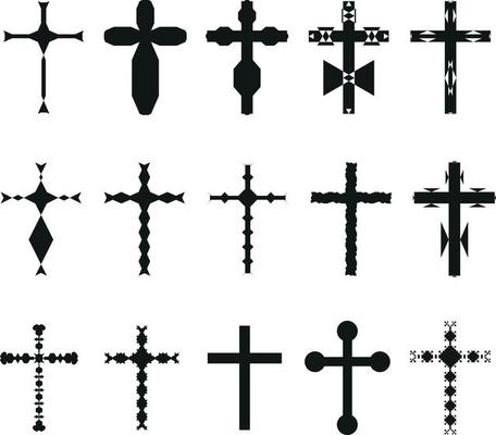 Various Crosses In Vector Format
