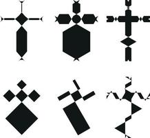 Set Of Abstract Geometric Shapes vector