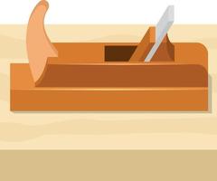 Vector Image Of A Hand Plane