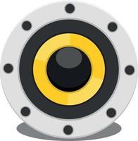 Graphic Icon For A Loudspeaker vector