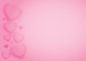 Valentine's day background with hearts. Vector illustration. Wallpaper, flyers, invitation, posters, brochure, banners.