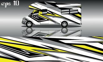 racing background vector for camper car wraps and more