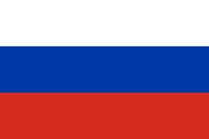 Russian flag simple illustration for independence day or election vector