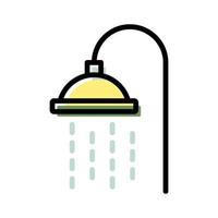 bathroom shower salon and spa icon vector illustration