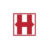 h logo design easy catchy h symbol a3 vector