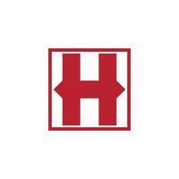 h logo design easy catchy h symbol a3 vector