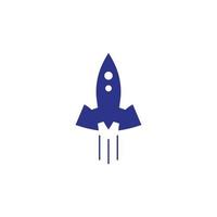 rising rocket logo set target act symbol a1 vector
