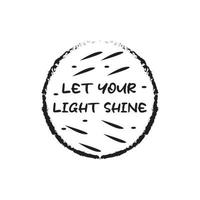 Let Your Light Shine, Light Drawing, Light Sketch, Lettering PNG