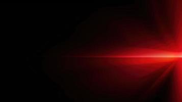 Abstract red light on black background with copy space for your text photo