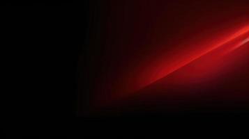 Abstract red light on black background with copy space for your text photo