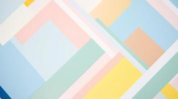 Abstract geometric background. Minimalistic design. Pastel colors. photo