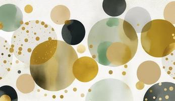 A seamless pattern featuring softly painted watercolor dots in various sizes, in a peaceful and dreamy color palette, Watercolor Dots Pattern, Abstract Art, watercolor pattern, Generate Ai photo