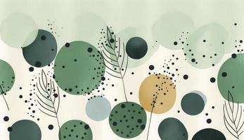 A seamless pattern featuring softly painted watercolor dots in various sizes, in a peaceful and dreamy color palette, Watercolor Dots Pattern, Abstract Art, watercolor pattern, Generate Ai photo