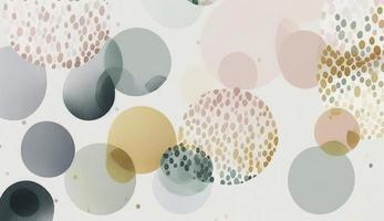 A seamless pattern featuring softly painted watercolor dots in various sizes, in a peaceful and dreamy color palette, Watercolor Dots Pattern, Abstract Art, watercolor pattern, Generate Ai photo