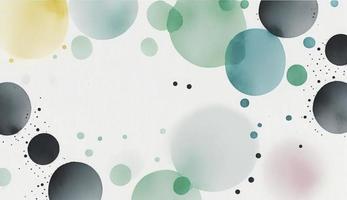A seamless pattern featuring softly painted watercolor dots in various sizes, in a peaceful and dreamy color palette, Watercolor Dots Pattern, Abstract Art, watercolor pattern, Generate Ai photo